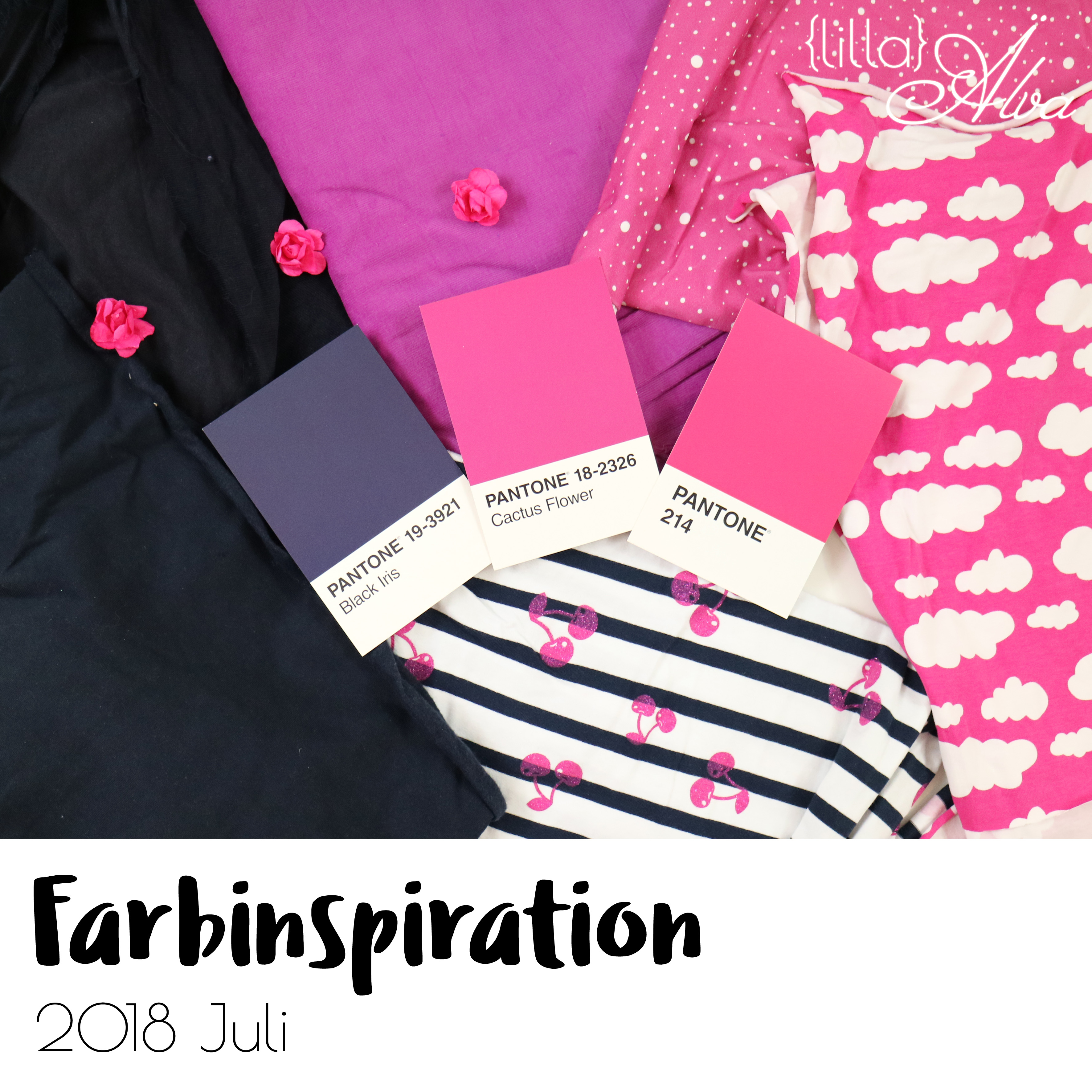 maritim blau mit pink Farbinspiration